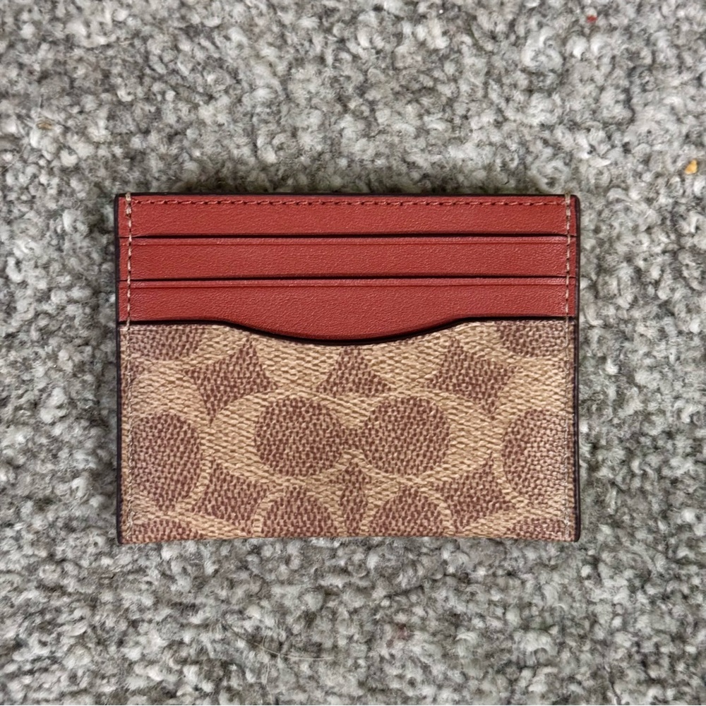 Coach Retail Signature Card Case